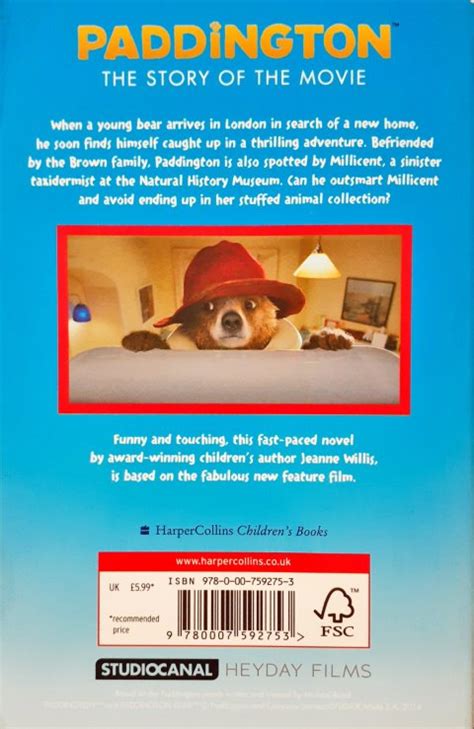 Paddington The Story of The Movie – Books and You