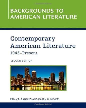 Buy CONTEMPORARY AMERICAN LITERATURE, 1945 - PRESENT, 2ND EDITION ...