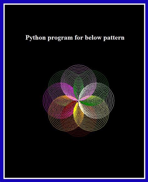 Image result for Draw Pattern in Python