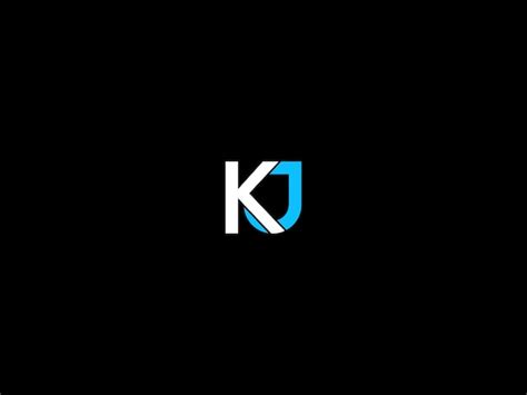 Kj logo design | Premium Vector