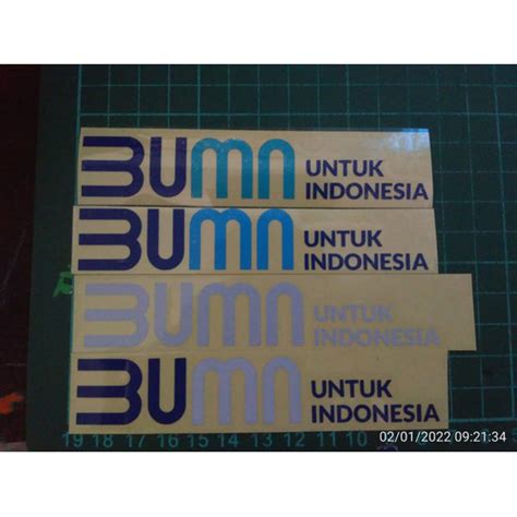 Jual Stiker Sticker BUMN Untuk Indonesia Badan Usaha Milik Negara - Kab ...