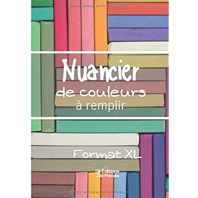 Buy Nuancier de couleurs à remplir - Format XL: 30 Nuanciers de 33 ...