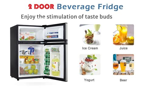 LEONARD USA 120 L Inverter Double Door Mini Fridge with Toughened ...