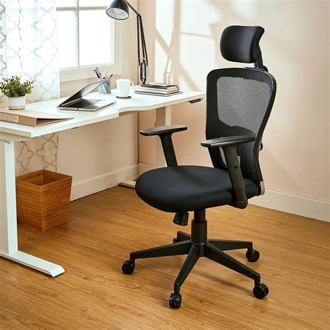Amazon Brand - Solimo Endeavour Office Chair with Mesh Back, 3D Arms, 2 ...