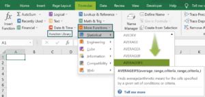Image result for Array Function within an Averageifs