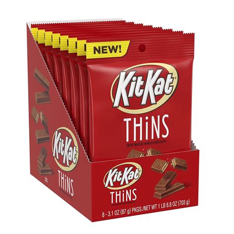 KIT KAT Milk Chocolate Snack Size Wafer Candy Bars, India | Ubuy
