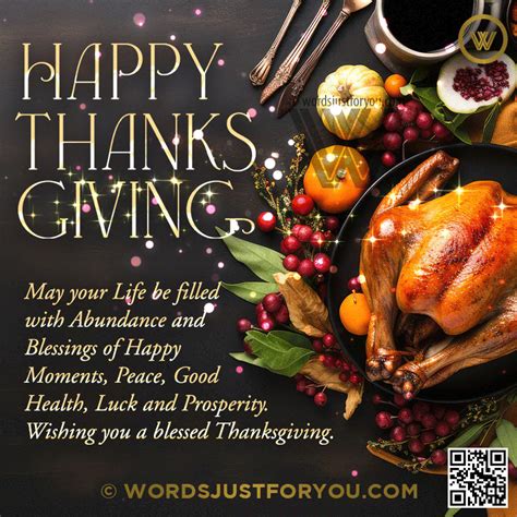 Happy Thanksgiving Blessings » WordsJustforYou.com - Original Creative ...