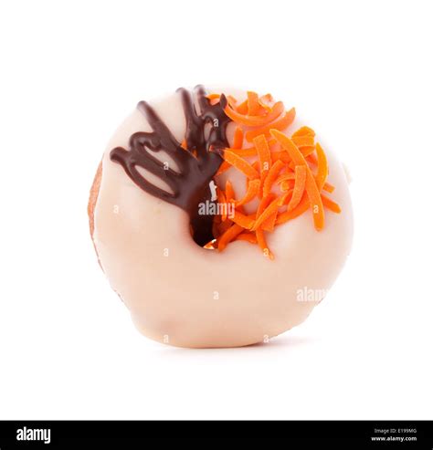 doughnut or donut isolated on white background cutout Stock Photo - Alamy