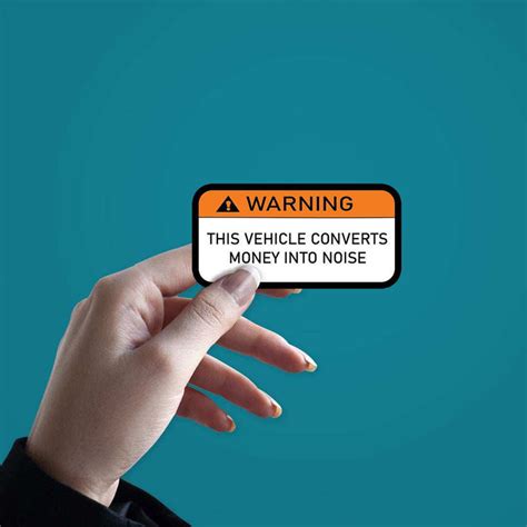 Vehicle Warning Sticker - Buy best quality stickers, sticker packs and ...