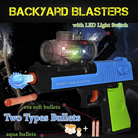 Buy 2 in 1 Desert Eagle Hydro gel ball Blaster and Nerf Gun | Backyard ...