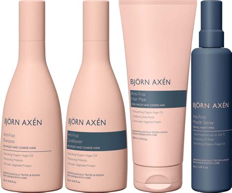 Björn Axén Anti-Frizz Bundle Shampoo 250 ml & Conditioner 250 ml & Mask ...