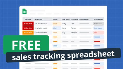 Top 12 Free CRM Spreadsheet Templates - Google Sheets & Excel