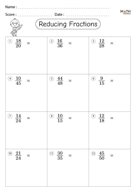 Image result for Simplifying Fractions Worksheet 5th Grade