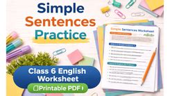 Class 3 English Worksheet on Subject and Predicate – Identify and ...