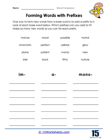 Word Form Exercise 的图像结果