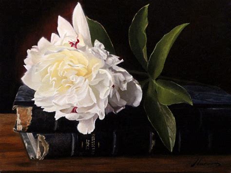Peony Painting - painting of peonies