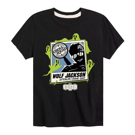 Boys 8-20 Beetlejuice 2 Wolf Jackson Graphic Tee