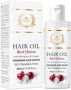 Bioly Onion Oil for Hair Regrowth with Bhringraj & Ginger Hair Oil ...