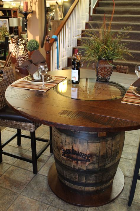 Wine Barrel Dining Room Table
