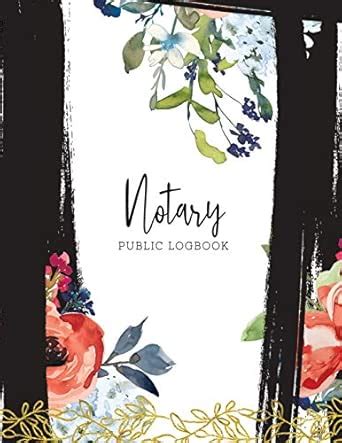 Buy Notary Public Logbook: Notary Public Official Records Journal Log ...