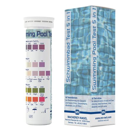 Test Your Pool Water with Macherey Nagel 5 in 1 Strips - Zyax – Zyax.in