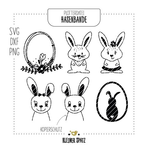Plotterdatei, Laserdatei Motiv Hasenbande