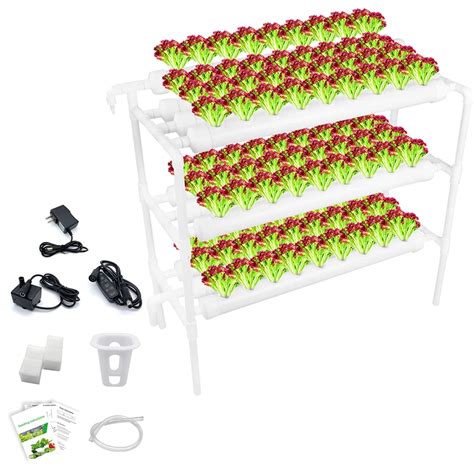 Buy WE NFT System Hydroponic 3 Layers 90 Sites Grow Kit for Growing ...