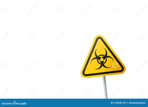 Biological hazard symbol. stock vector. Illustration of hazard - 216836742