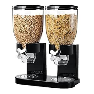 Buy 24x7 eMall Airtight Double Jar Food Dispenser Kitchen Storage ...