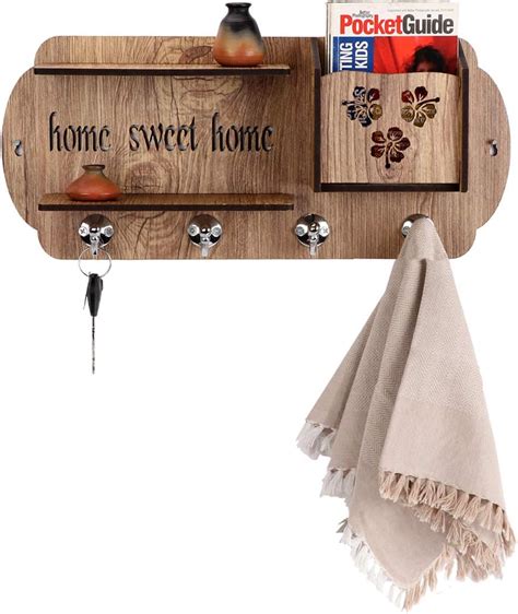 Sehaz Artworks Key Holder for Home | Wooden Key Holder for Wall | Key ...
