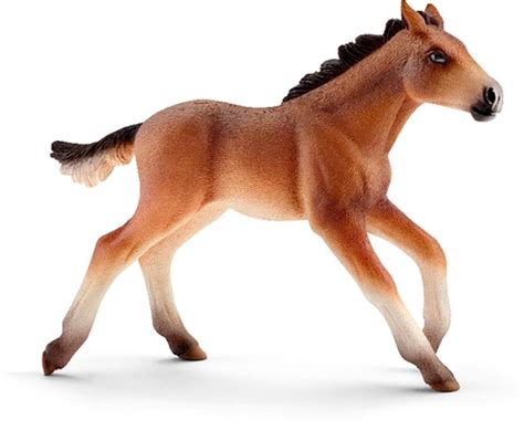 Schleich Farm World Mustang Foal Educational Figurine for Kids Ages 3-8 ...