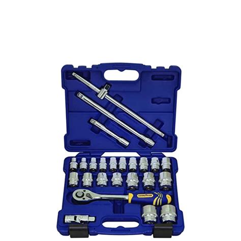 Goodyear Metal Goodyear Sockets , Socket Set , Hand Tools Set Of 24 Pcs ...