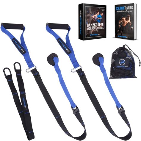 Buy PhysioFit Sling Trainer with Door Anchor - Sling Trainer - Home Gym ...
