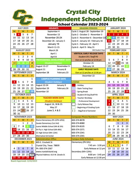 Ccisd Academic Calendar