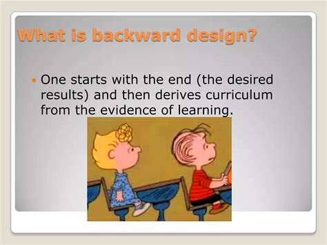 Image result for Backward Design Examples