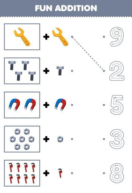 Education game for children fun counting and add one more cartoon ...