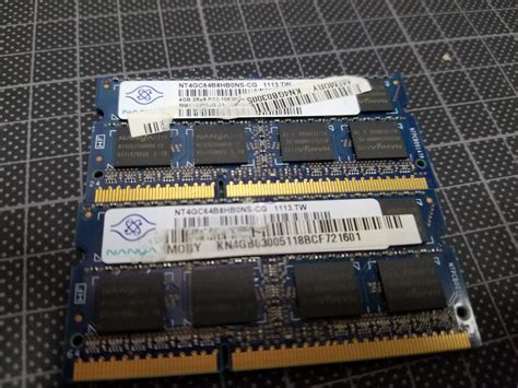 Notebook RAM DDR3-1333 4Gb ram 兩條, 電腦＆科技, 手提電腦 - Carousell