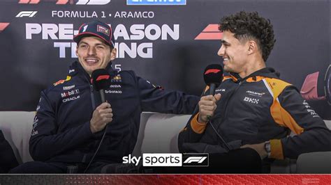 F1 Testing: Max Verstappen and Lando Norris share HILARIOUS answer to ...