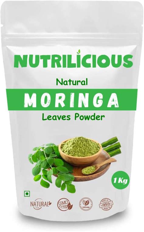 Nutrilicious Moringa Leaf Powder 1Kg | Metabolism | Calcium|Iron|Shigru ...