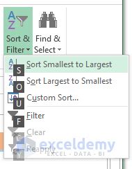 Excel Sort Shortcut 的图像结果