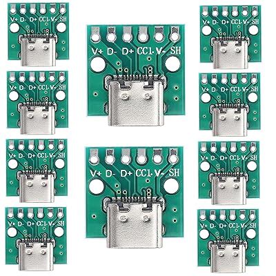 Teansic 10 Pcs Female Type C Socket to DIP Connector India | Ubuy