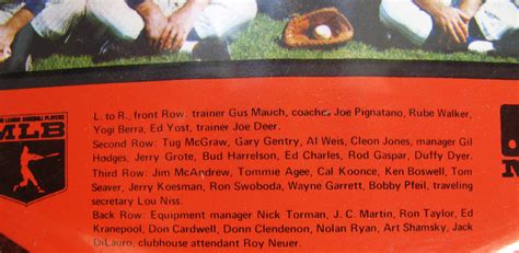 Lot Detail - 1969 NEW YORK METS "NATIONAL LEAGUE CHAMPS" TEAM PHOTO PIN