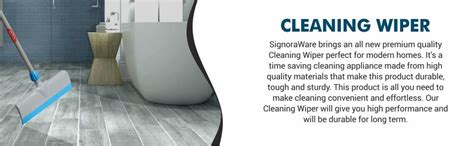 Signoraware Ultra-Clean Floor Wiper PP coating ROD (Blade-16inch, Pipe ...