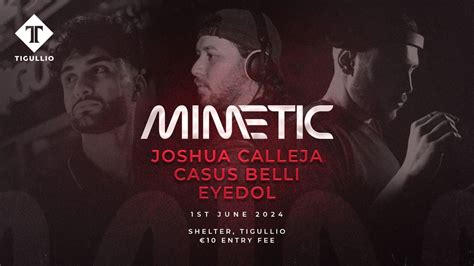 MIMETIC at Tigullio w/ Joshua Calleja, Casus Belli, Eye Doll, Tigullio ...