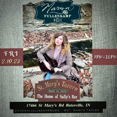 Marisa Fullenkamp Live at St. Marys Tavern, St Mary's Tavern, Oldenburg ...