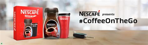 Nescafe Travel Kit (Red) - Nescafe Classic Coffee, 200g with Travel Mug ...