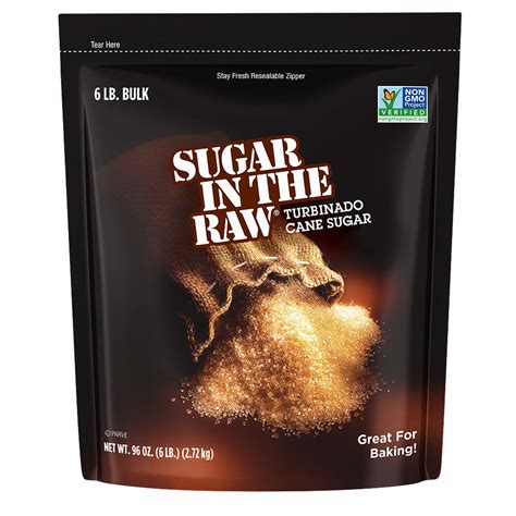 Sugar In The Raw All Natural Raw Turbinado Sugar, 96 oz. - Whole And ...