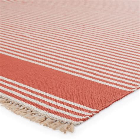 Jaipur Living Morro Bay 2 X 3 (ft) Rust/Beige Indoor/Outdoor Stripe ...