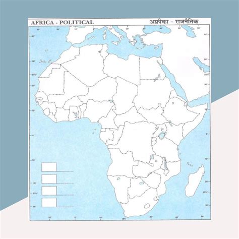 Political Map Of Africa Blank Africa Map Hand Drawn Cartoon Style