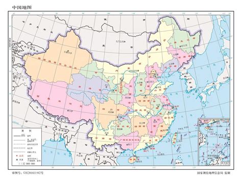 中国地图高清版大图可放大图片 只要标明各省份及省会或把下面